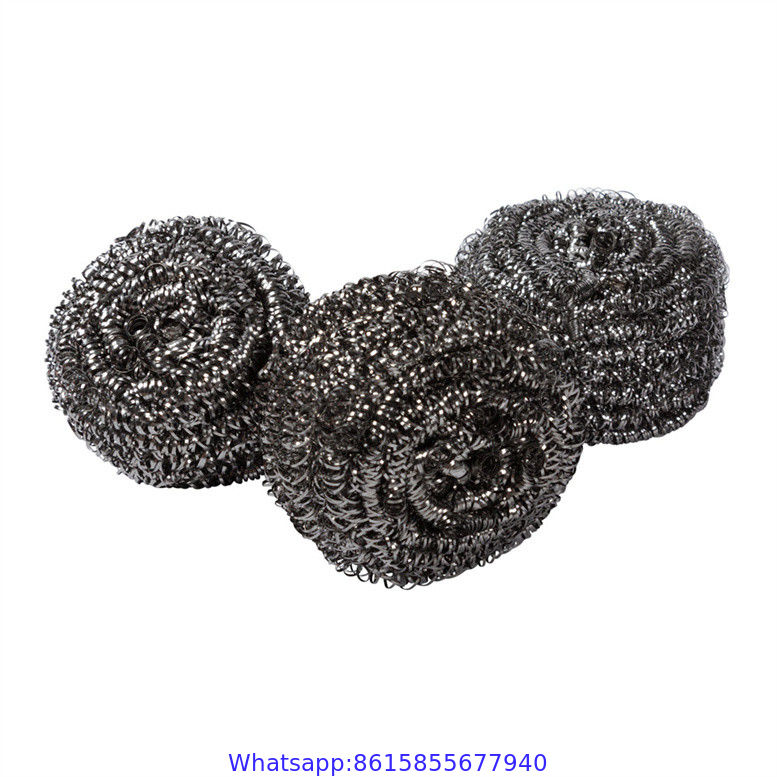 Stainless Steel Sponges Dish Wash Scourer Removes Grease Oil And Dirt Stains Stainless Steel Wool Scrubber