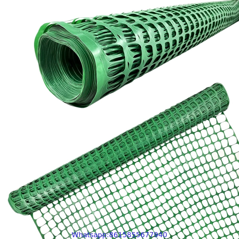 Orange Plastic Safety barrier fence netting