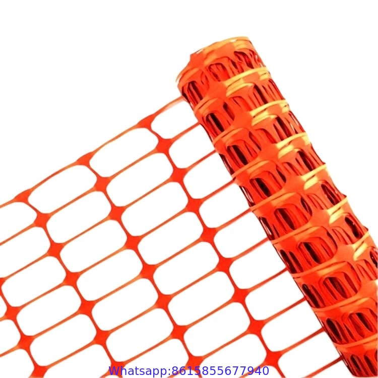 cheap high quality orange plastic security fence