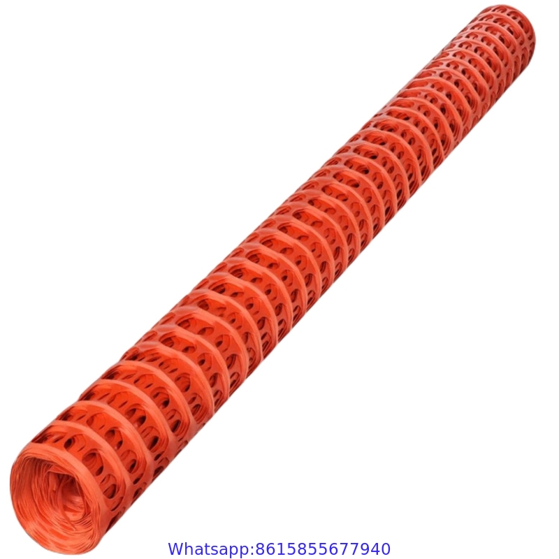 1*50m 100% HDPE PE Material Plastic Orange Safety Barrier Fence Outdoor Fence