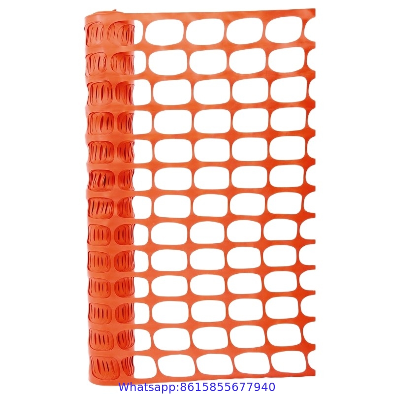 Portable Plastic orange construction Work Site Safety Warning Barrier Fence