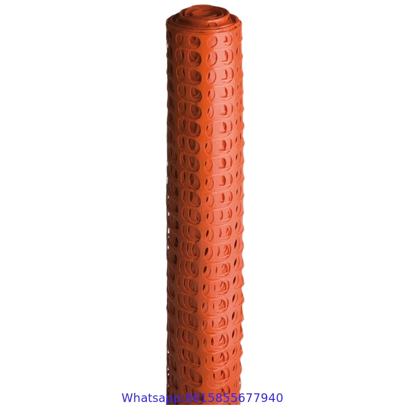 HDPE orange plastic road safety fence net warning mesh fence barrier