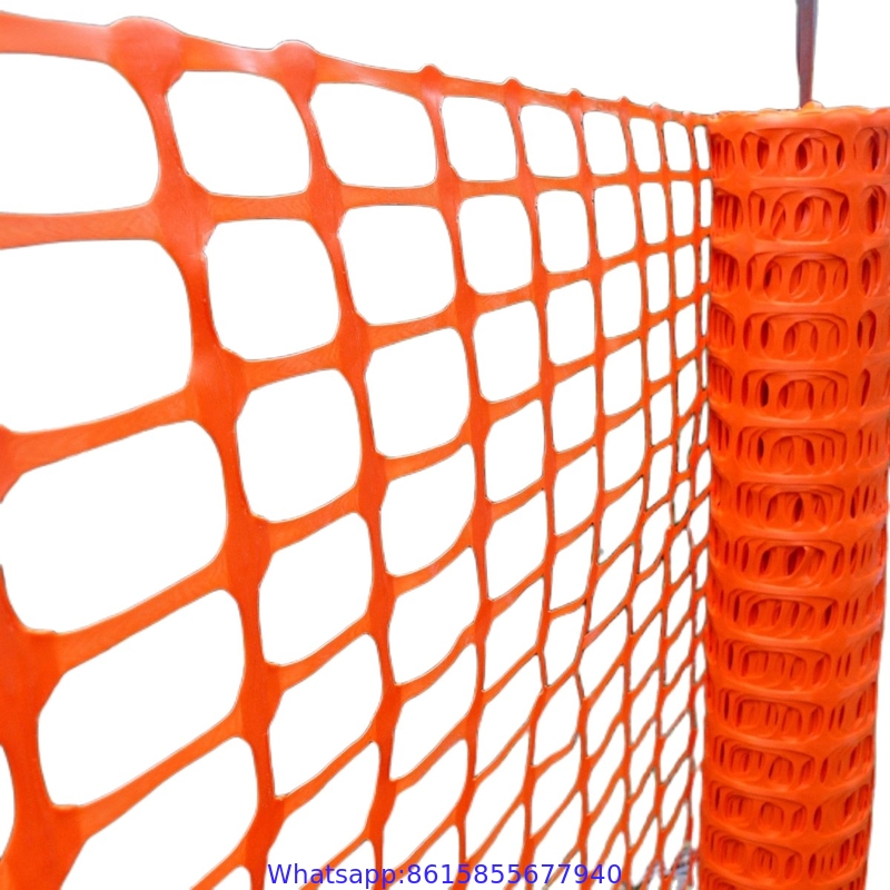 Long Lasting Friendly Road Barrier Net Orange Plastic Safety Fence for safety barricade