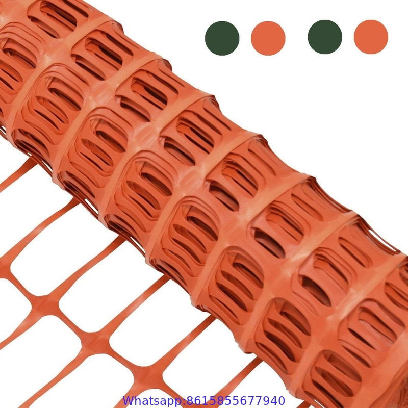 visual temporary orange snow safety fence warning barriers fence