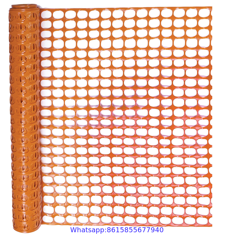 Orange Plastic Safety Net / Plastic Warning Mesh / Snow Fence Factory