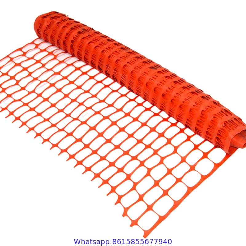 Plastic net snow fence safety warning fence orange warning barrier safety fence manufacturer price