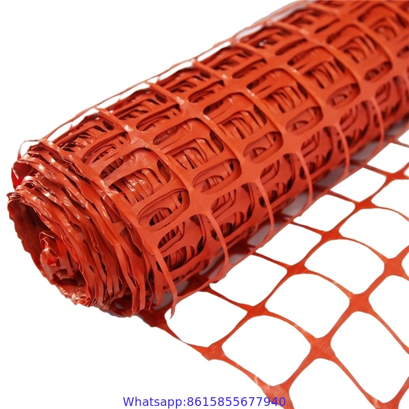 1x50m Road Safety Fence Plastic Barrier Fence/Snow Mesh Fence/Safety Warning Mesh