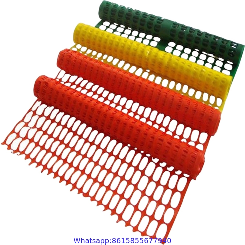1x50m Plastic mesh safety orange snow fence traffic safety barrier warning mesh