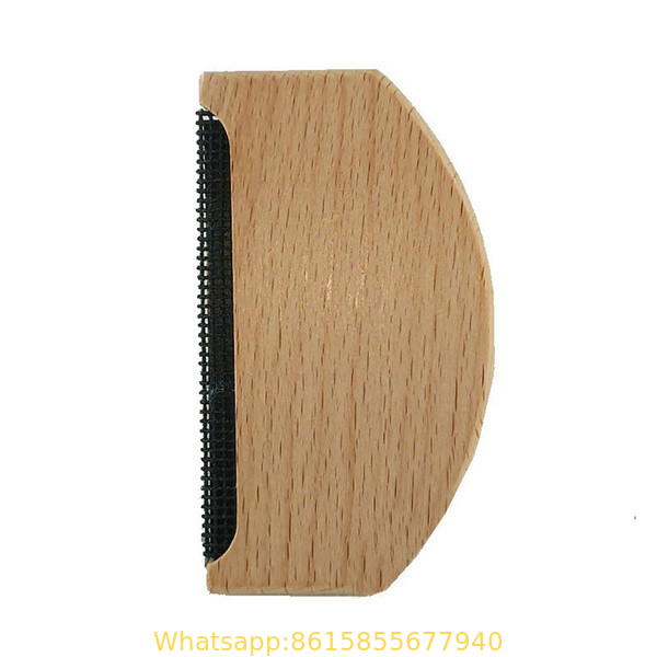 Wholesale Custom Natural color Wood Clothes Wool comb, Cashmere comb, lint comb