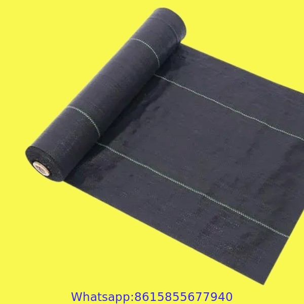 Agriculture PP/PE Anti weed Prevent woven Fabric mat/weed control Barrier Landscape fabric roll mulching cloth