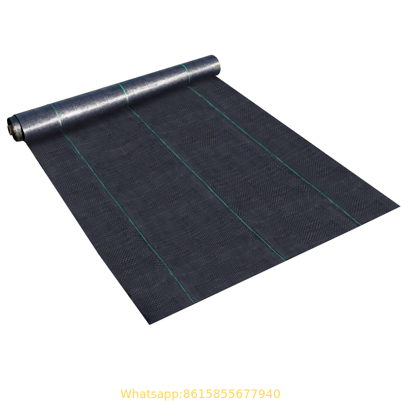100gsm pp woven weed control fabric weed mat to stop grass growing