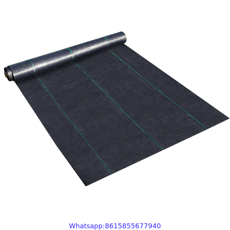 100gsm pp woven weed control fabric weed mat to stop grass growing