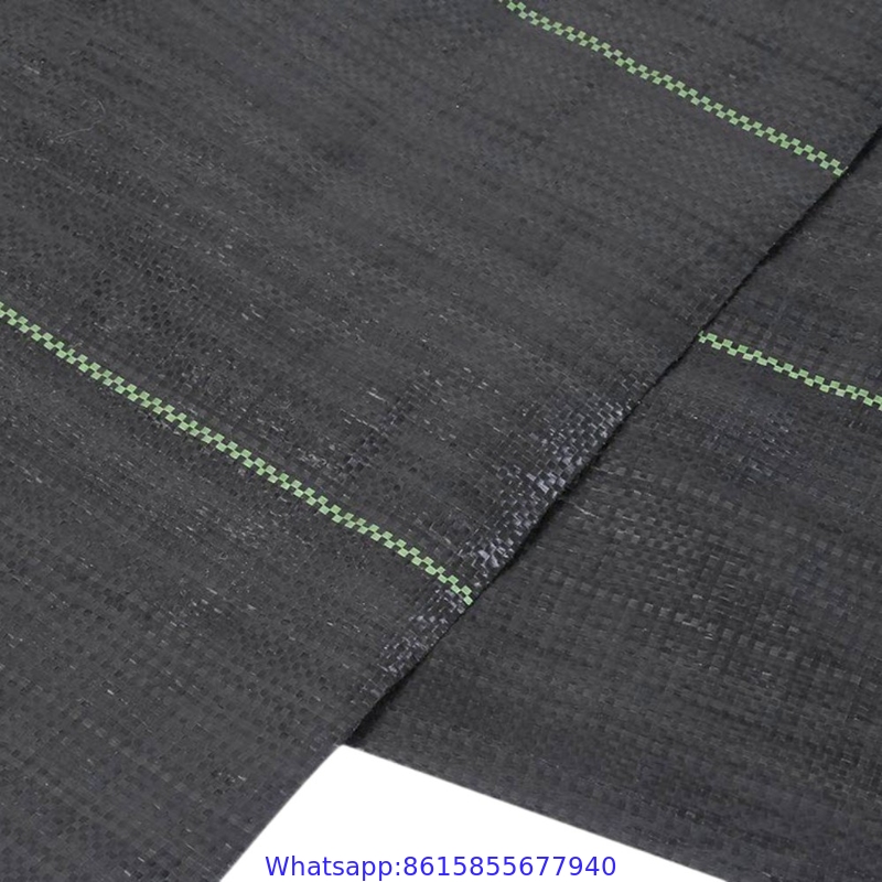 Blueberry nursery Apple orchard ground cover GRS approve white black reflective matting PP woven fabric anti weed contro