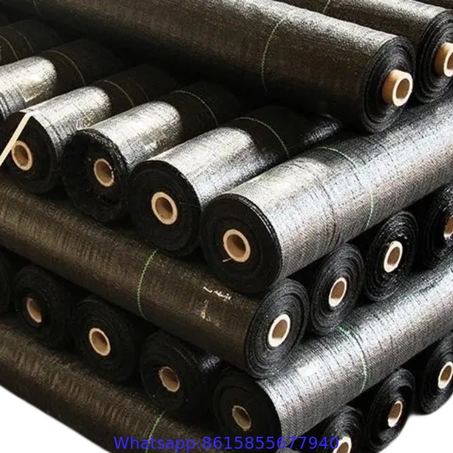 Factory Direct Sale Weed Mat Control Black Agricultural Breathable And Heat-insulating PP Non-Woven Fabric Made Of Grass