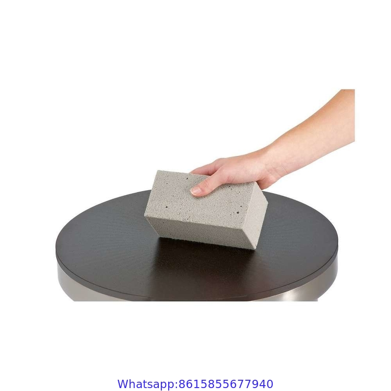 Durable Environmentally Friendly Non Toxic Lightweight Pumice BBQ Griddle Grey Cleaning Brick Block