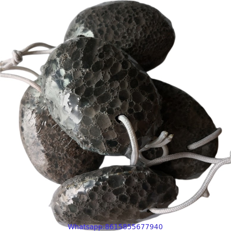 Wholesale Shower Volcanic Pumice Stone With Rope Natural Earth Lava Natural Pumice Lava Rock Stone