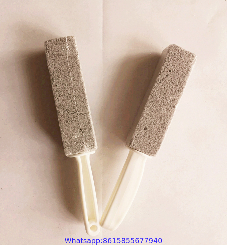 Scouring Stick with Short Handle Pumice Stick Cleaner Pumice Stick Cleaner Pumice Stone for Removing Toilet Bowl Ring Po