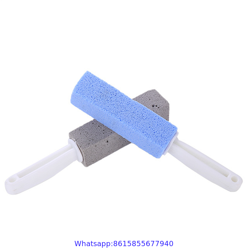 Pumice Stone for Toilet Cleaning Bowl Stick Powerfully Cleans Hard Water Rings