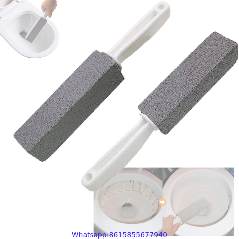 pumice cleaning stone toilet cleaner with handle for Toilet Bowl Ring Remover and Hard Water Rings cleaner stick