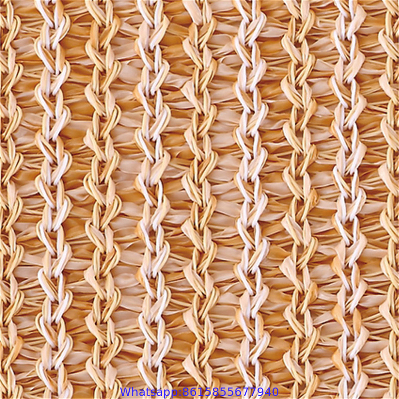 Dark Green Knitted Hdpe Greenhouse Shade Netting , 30% - 45% Shade Rate