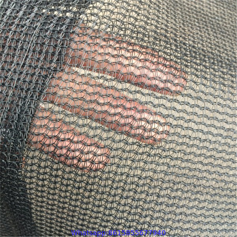 Black Hdpe Garden Fence Net Plastic Garden Mesh 65gsm - 70gsm 4x6m