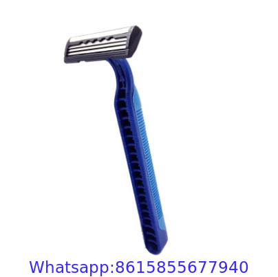 triple blade razor 3 blade disposable razor in polybag package