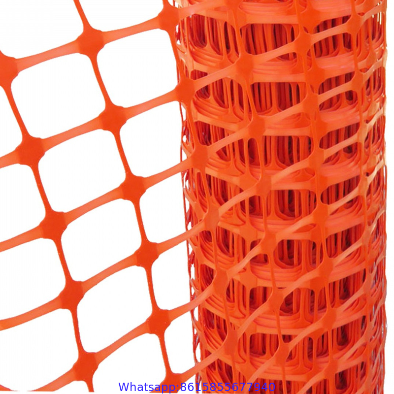 snow fence safety fencing, warning barrier for construction sites