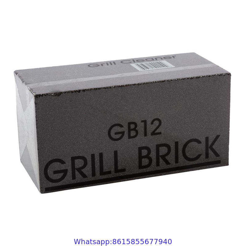 Grill-Brick Grill Cleaner GB12, 3.5 in x 4 in x 8 in, 12/Case