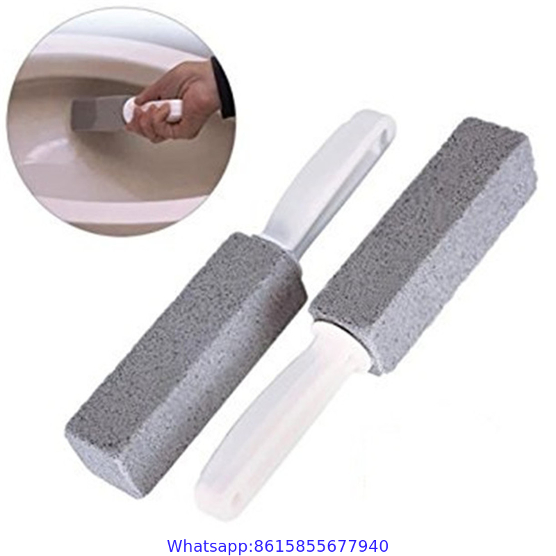 Pumice Cleaning Stone with Handle, Toilet Toilet Bowl Ring Pumice Stick Deep Stains Rust Hard Water Ring Remover