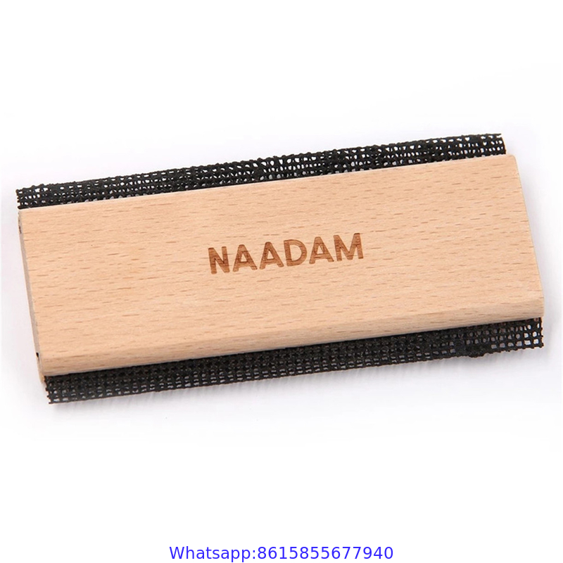 wooden cashmere comb in wood handle or plastic handle