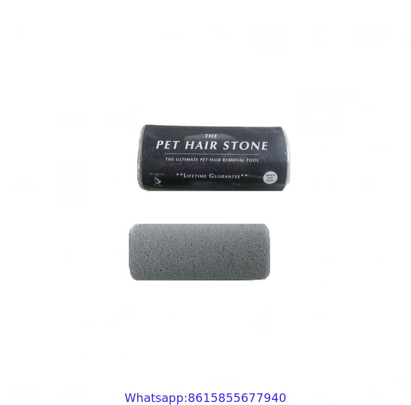 Grooming stone for pet hair remover