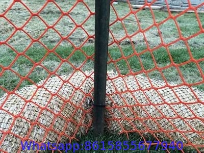 Diamond Opening Safety Barrier Fence