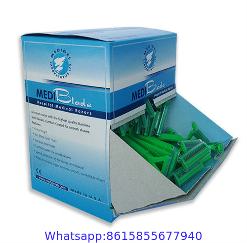 100 pcs box medical disposable razor from China