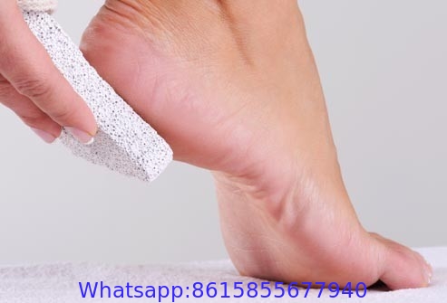 Pumice Stone - Natural Earth Lava Pumice Stone Black - Callus Remover for Feet Heels and Palm - Pedicure Exfoliation