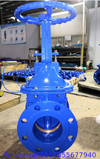 DN150 Rising Stem Metal Seated Ductile Iron Gate Valve PN10/16