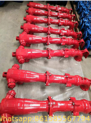 DN100 Ductile Iron  PN16  High performance Dry Barrel Outdoor Hydrant