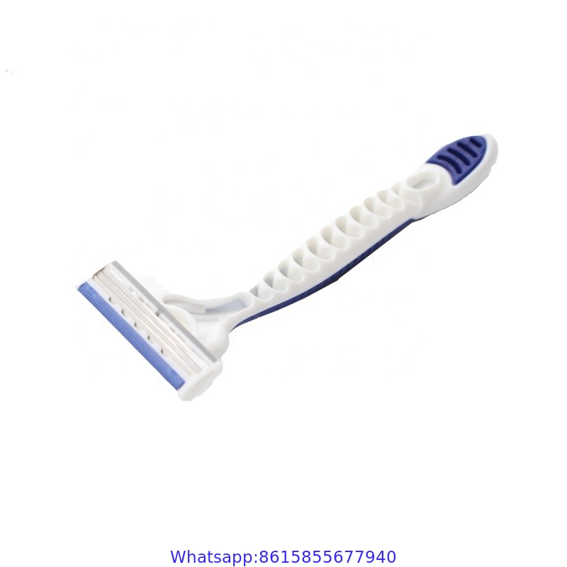 R319 Triple Blade Pivoting Cartridge stainless steel shaving razor