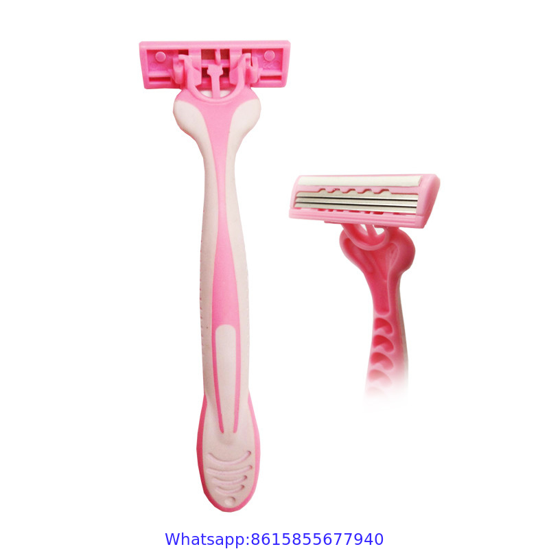 R319 Triple blade female disposable Razor Lady shaving shaver