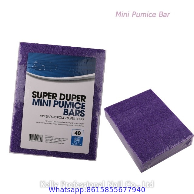 Purple Coarse Mini Disposable Pumice Pads Professional Pumice Sponge Healthy Skin Callus Pumice bar