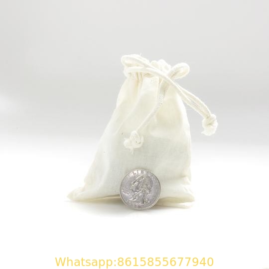 Cotton Muslin Drawstring Bags (25 Pack)
