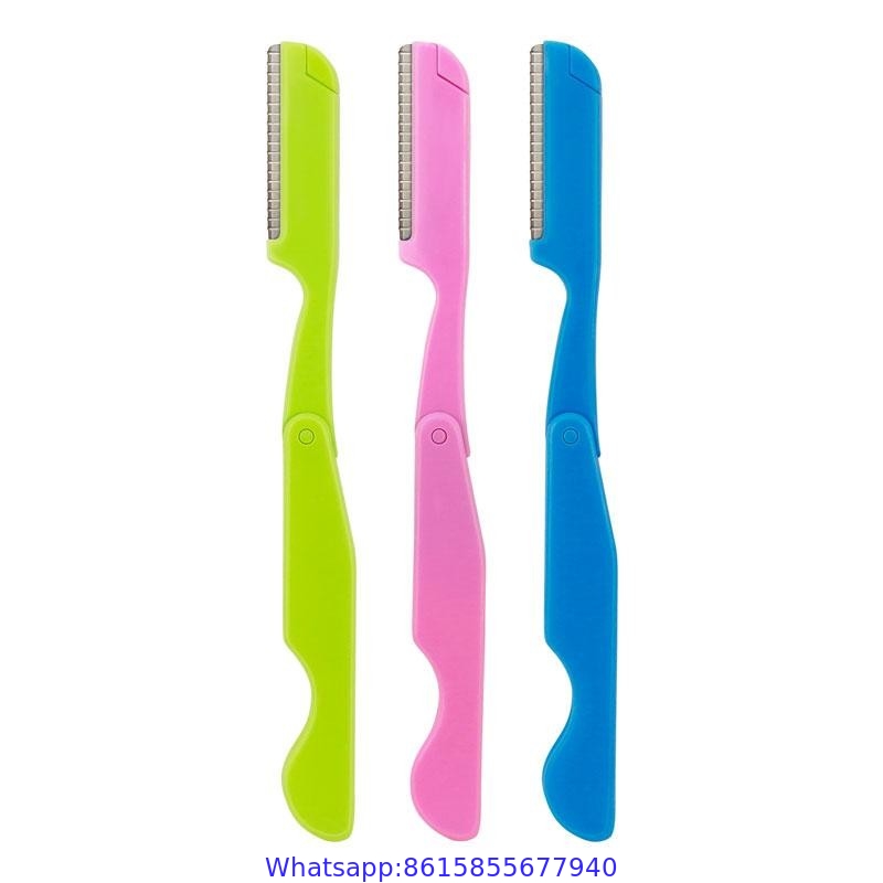 plastic handle WONDER EYEBROW RAZOR