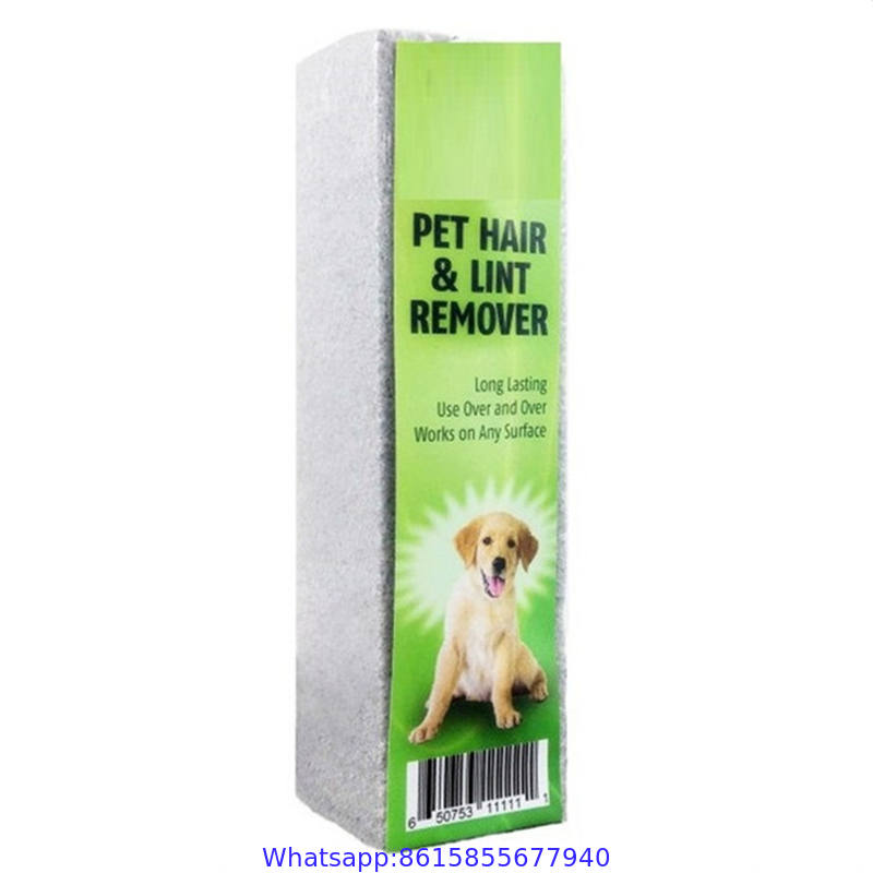 Pet Hair Remover for Car - 2 Pack - 4 Inch Pumice Stone Tool - Remove Dog Hair from Car Easily