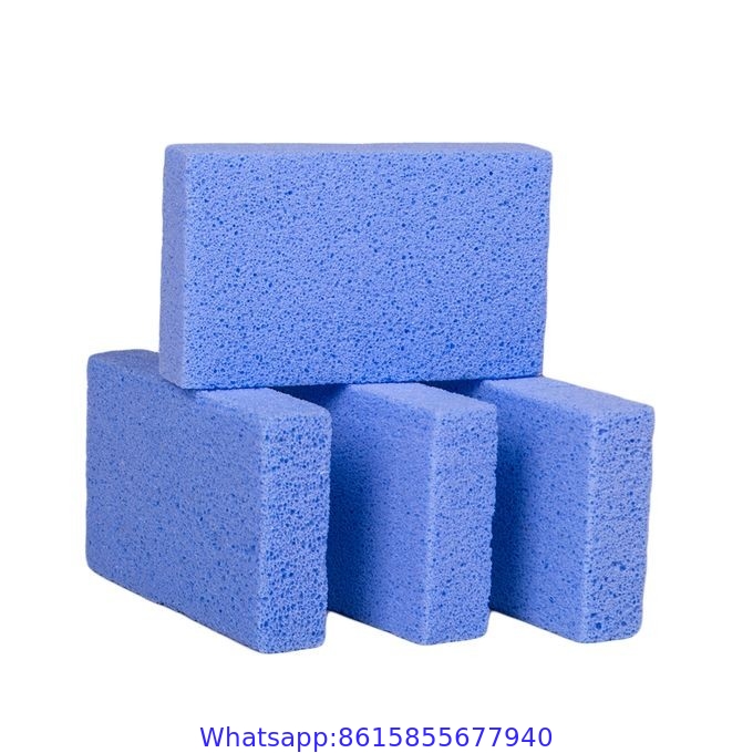 Foot Pumice Stone for Feet Hard Skin Callus Remover and Scrubber (Pack of 4) (Blue)