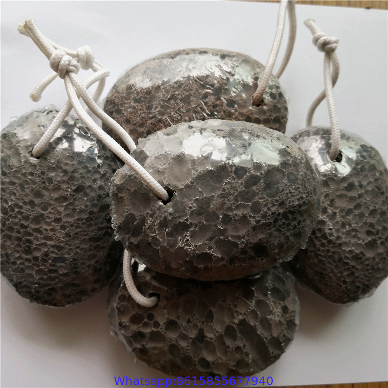 Pumice Stone - Natural Earth Lava Pumice Stone Black - Callus Remover for Feet Heels and Palm - Pedicure Exfoliation Too