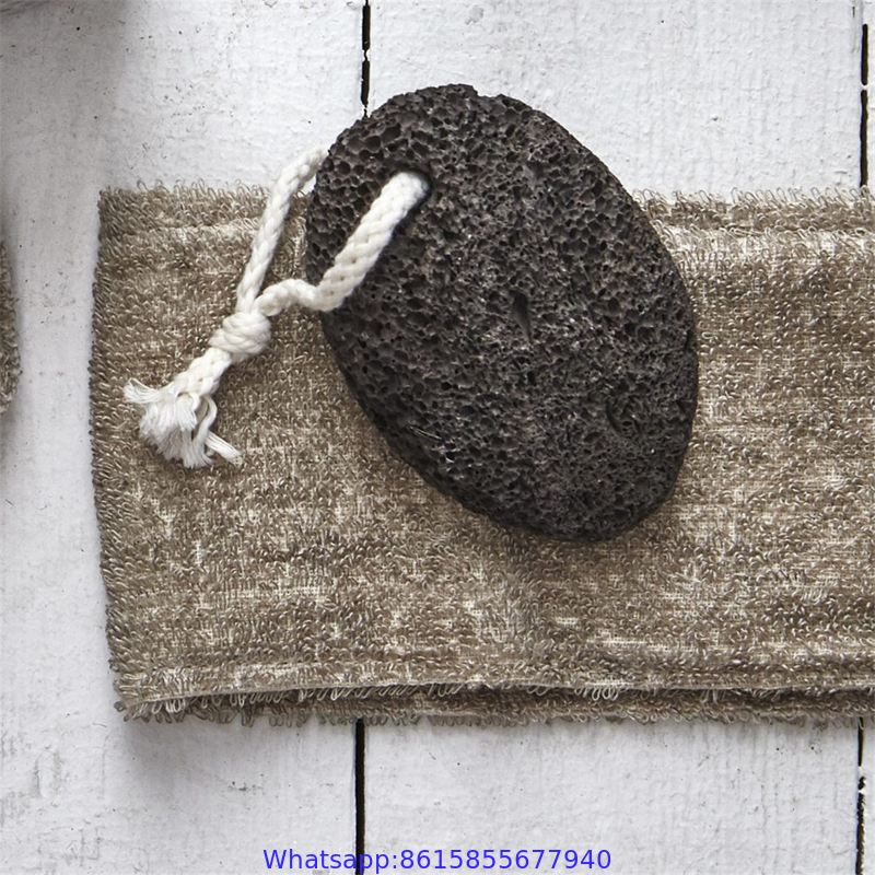 High quality easy to remove dead skin oval shape natural volcanic pumice stone for feet