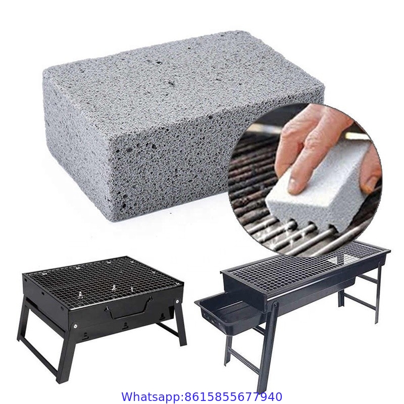 Ecological bbq grill cleaning pumice stone BBQ cleaning stone for griddle