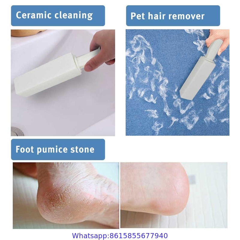 3pcs Grill Cleaning Brick Block & 2pcs Pumice Stone Toilet Bowl Cleaner with Handle