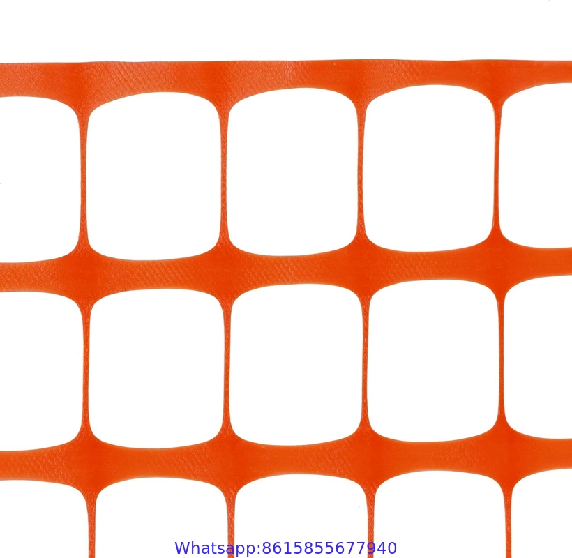 plastic orange garden safety fence