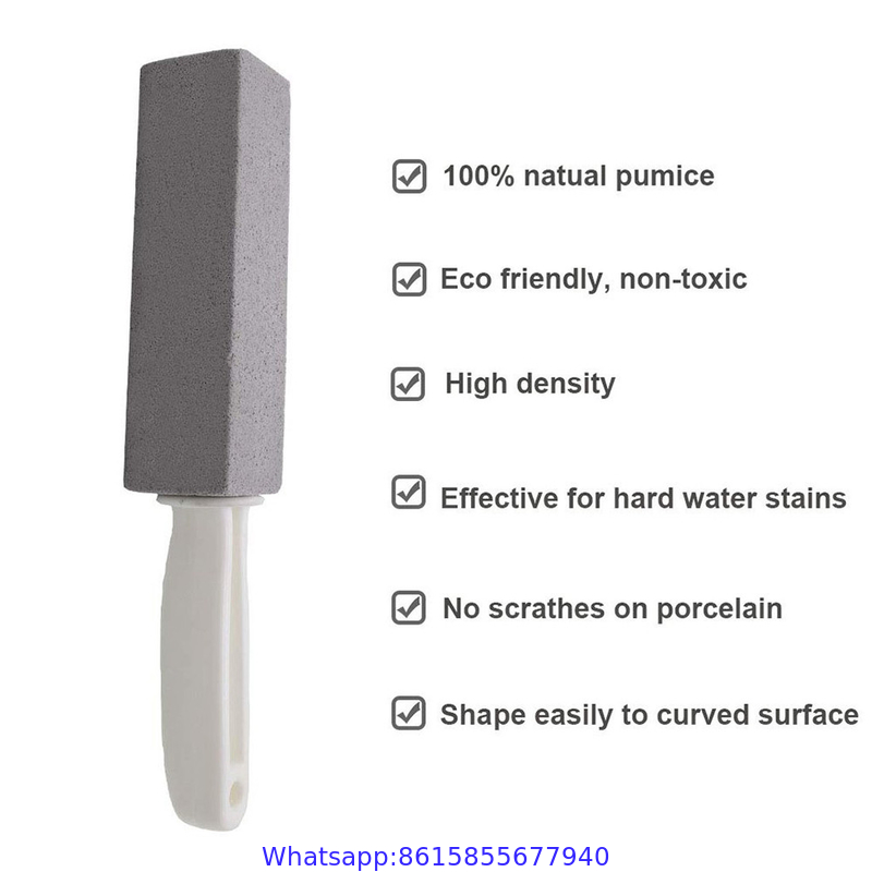 Magic Pumice Natural Stone Toilet Scrubber Heavy Duty Cleaning Stain Remover 1 or 2pcs