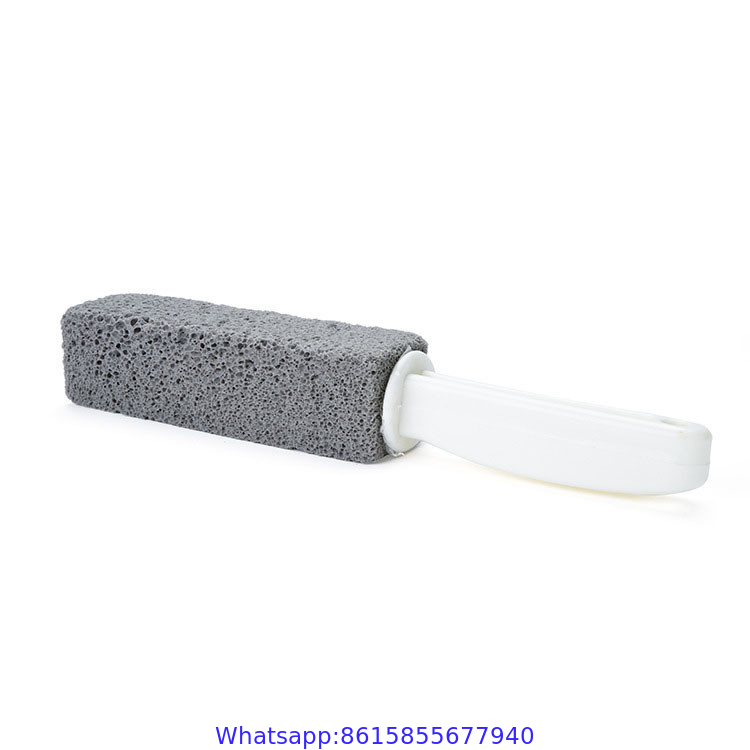 Toilet Bowl Pumice Cleaning Stone with Handle Remover Cleaner for Kitchen/Bath/Pool/Spa/Household Cleaning